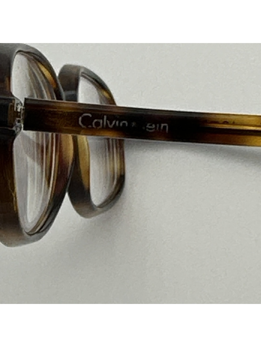 Calvin Klein Tortoise Shell Eyeglasses Frame - Picture 5 of 9